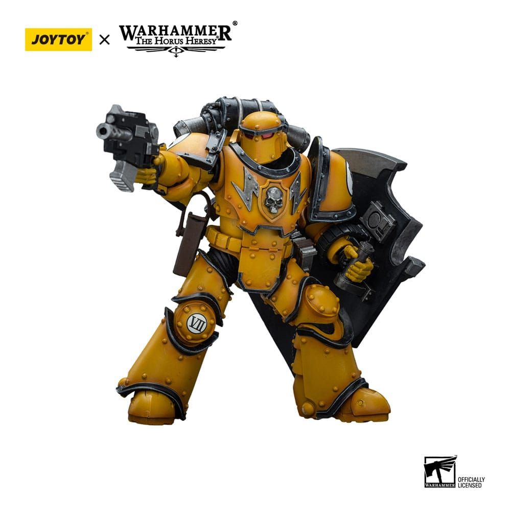 Warhammer: The Horus Heresy Imperial Fists Legion MkIII Breacher Squad Legion Breacher with Graviton Gun 1/18 Scale Action Figure