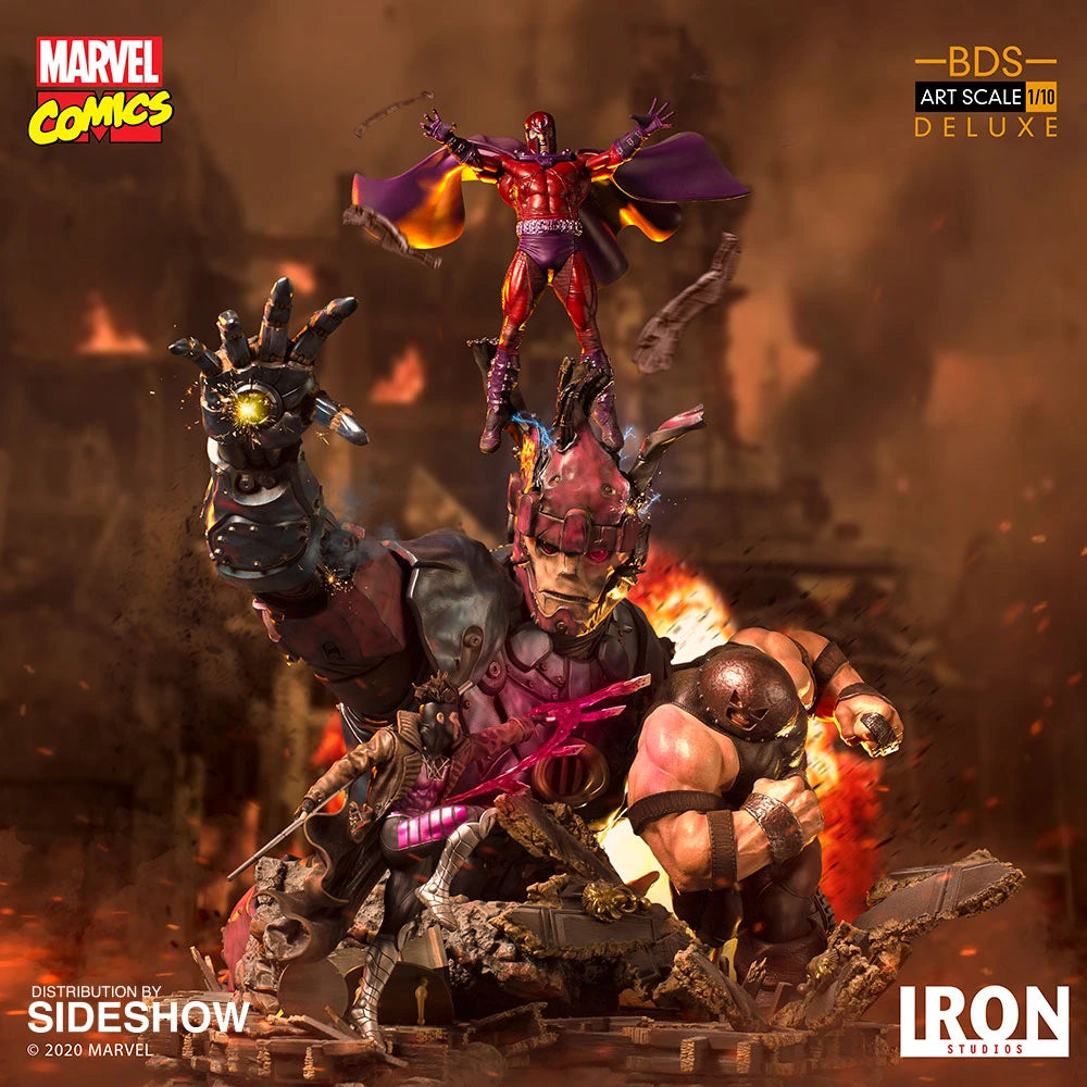 X-Men Vs Sentinel 2 (Deluxe) 1:10 Scale Statue By Iron Studios