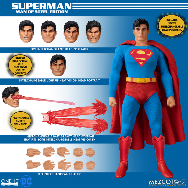 Superman Man of Steel Edition By Mezco