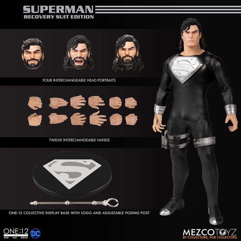Superman Recovery Suit Edition One:12 Collective Action Figure by Mezco
