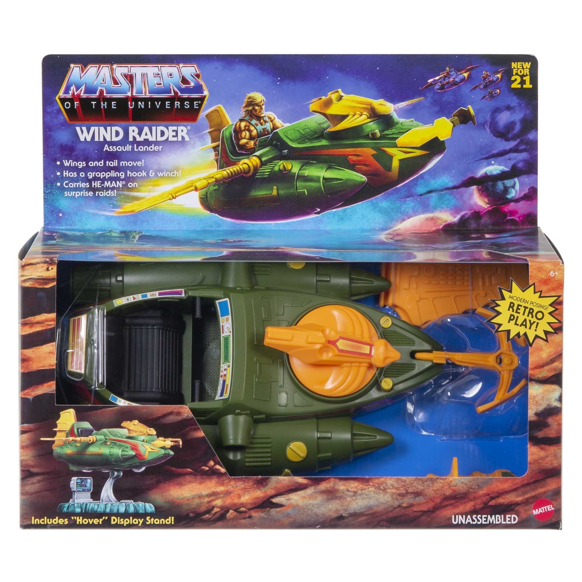 Masters Of The Universe Origins Wind Raider Vehicle By Mattel