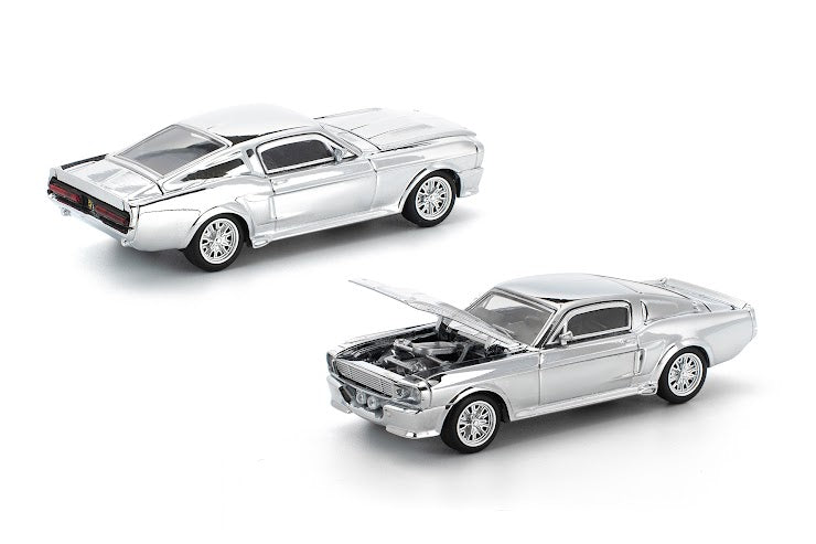 SHELBY MUSTANG GT500 SILVER CHROME PR640312 by Pop Race