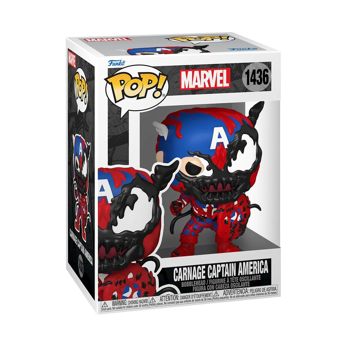 Marvel Carnage Captain America Funko Pop!