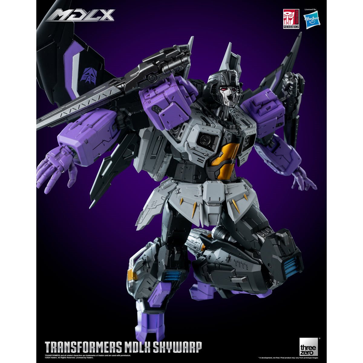 Transformers MDLX Skywarp By Threezero