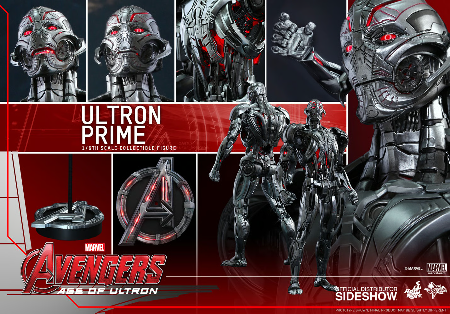 Ultron Prime Sixth Scale Figure by Hot Toys