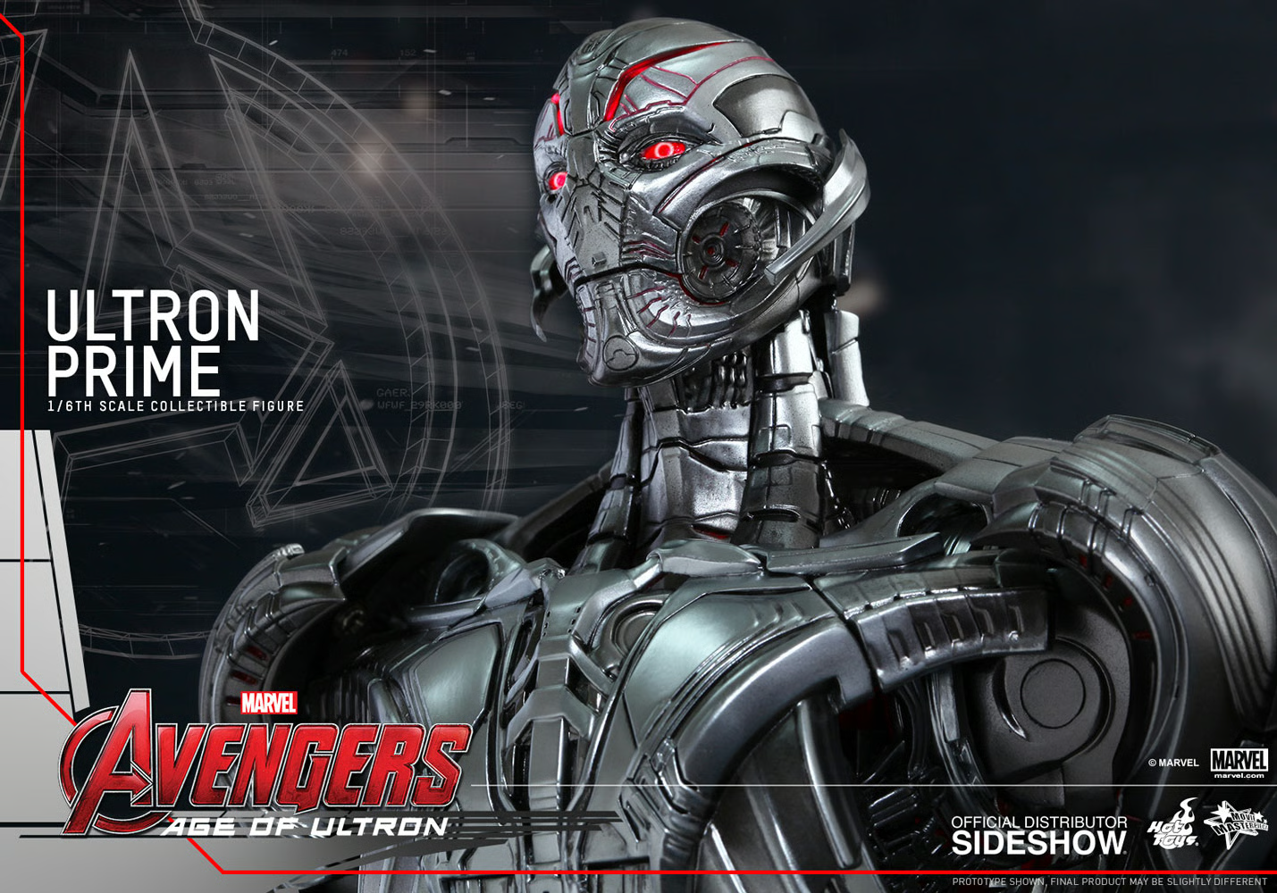 Ultron Prime Sixth Scale Figure by Hot Toys