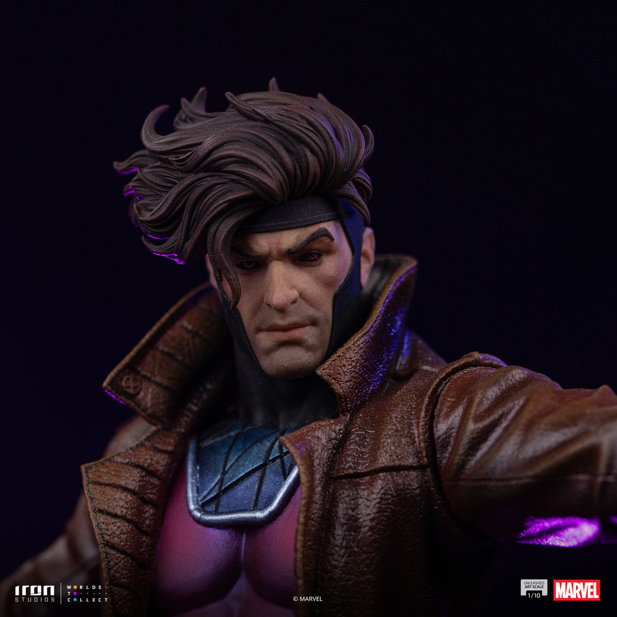X-Men Gambit Unleashed 1/10 Statue By Iron Studios