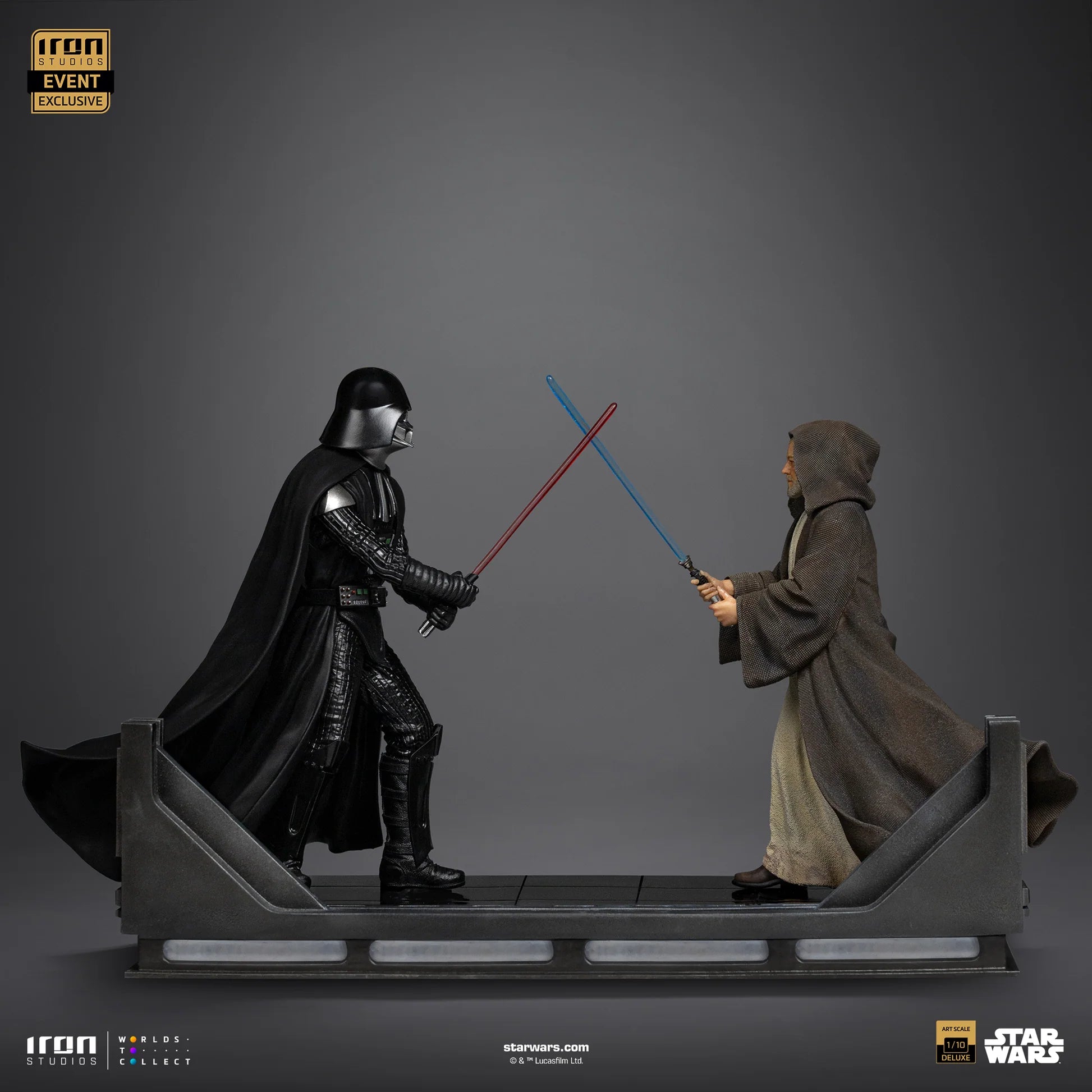 Darth Vader vs Obi-Wan Kenobi (CCXP Exclusive)Art Scale 1/10 By Iron Studios