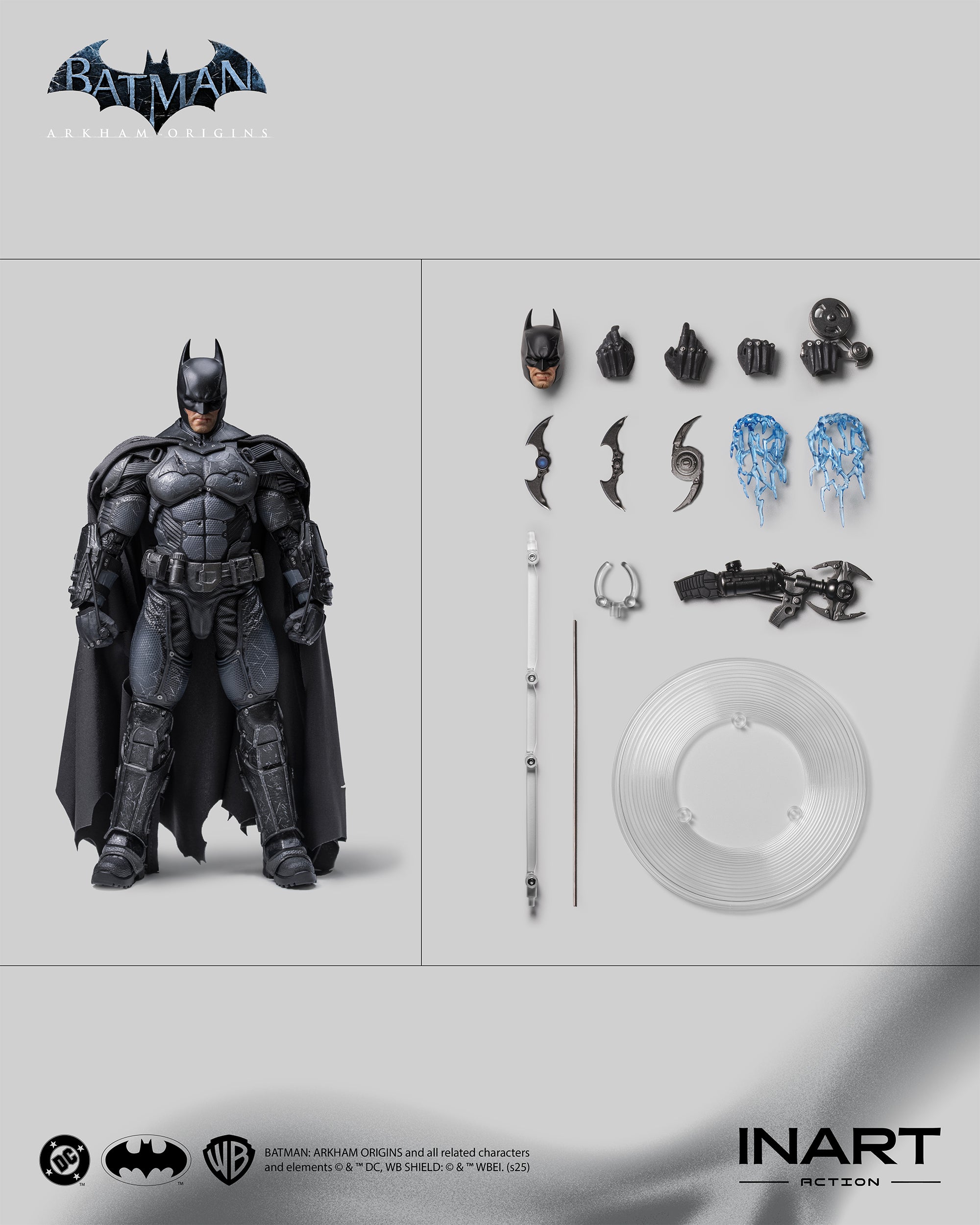 [Pre-order Deposit] INART Action – Batman: Arkham Origins – Batman (Battle Damaged Version) Action Figure