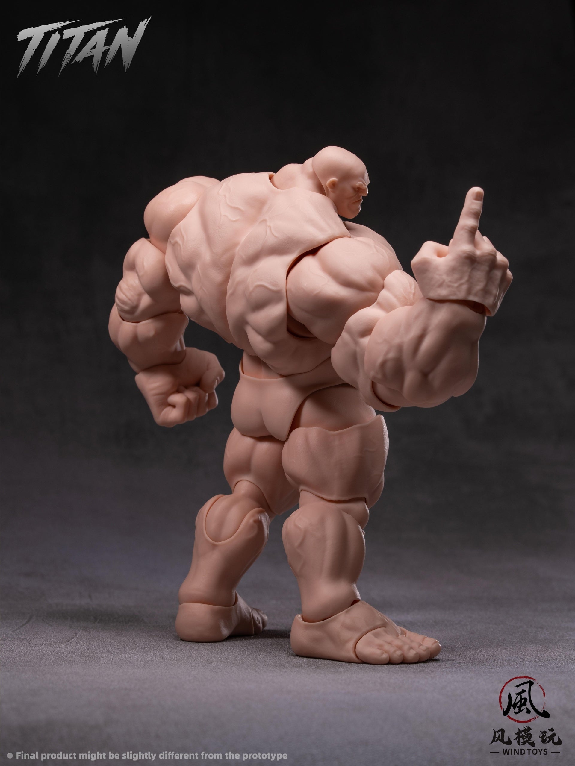 Titan 1/12 Super Action Muscle Body (Light Skin) by WIND TOYS