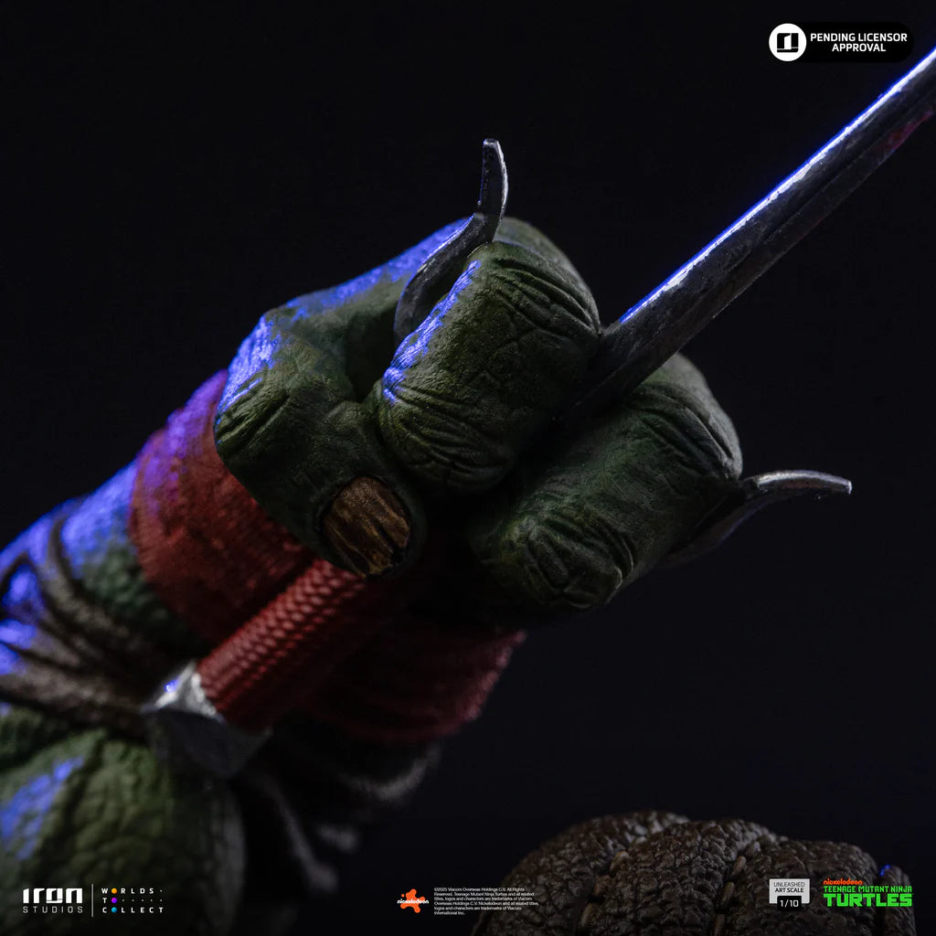 Teenage Mutant Ninja Turtles Raphael Unleashed Statue By Iron Studios