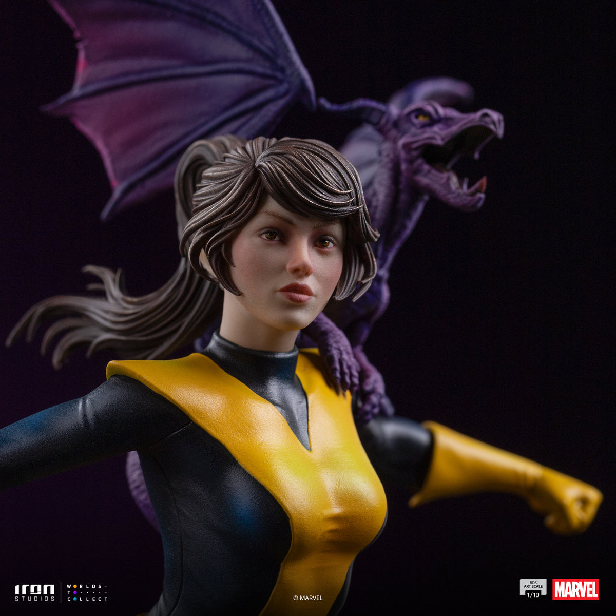 Kitty Pride & Lockheed - X-Men Comics BDS 1/10 Statue By Iron Studios