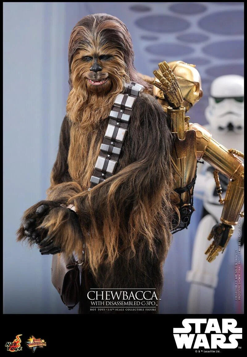 Chewbacca™ with Disassembled C-3PO™ By Hot Toys