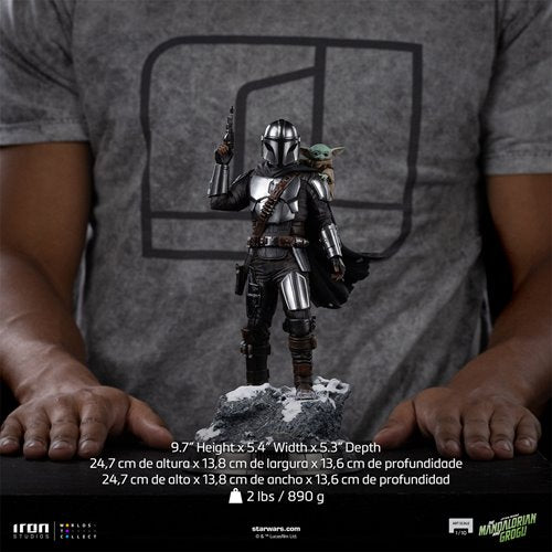 The Mandalorian and Grogu Movie Art Scale 1:10 Limited Edition Statue By Iron Studio