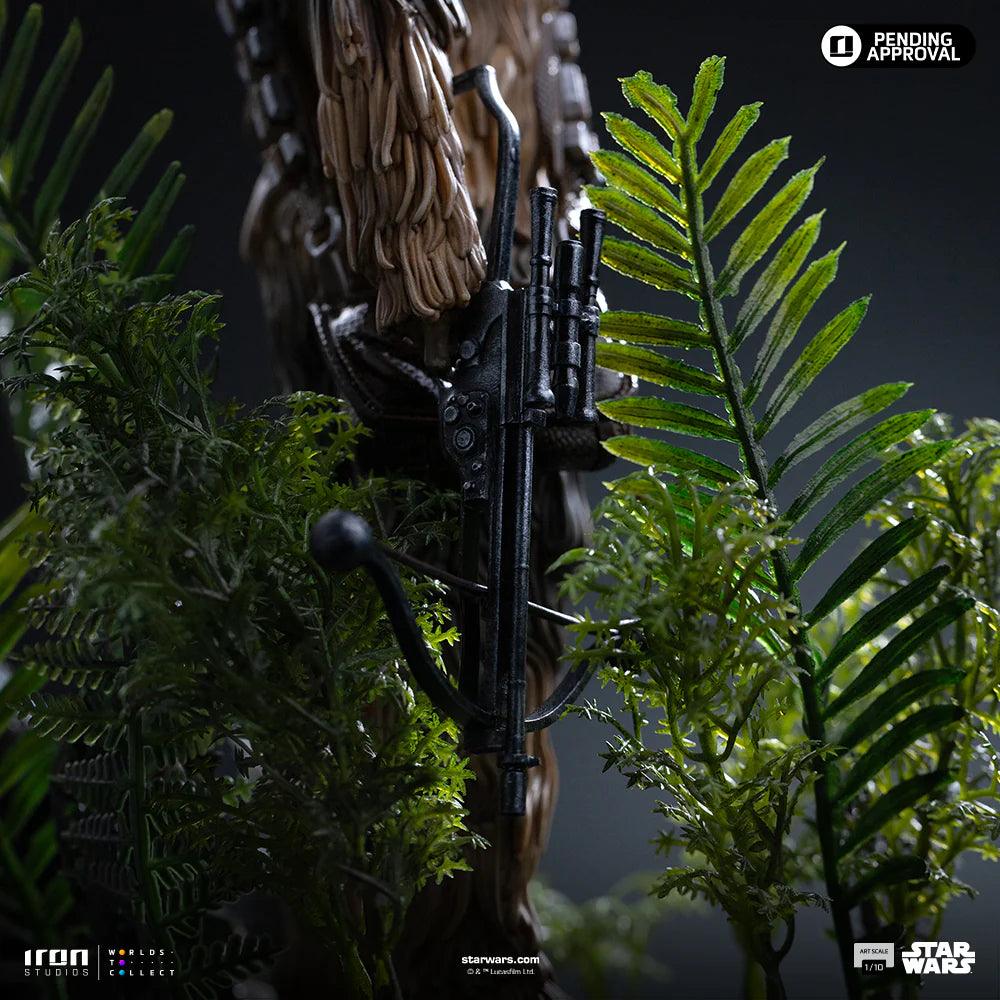 Star Wars Chewbacca And Tokkat Art Scale By Iron Studios
