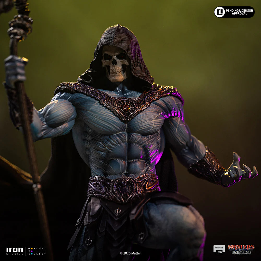 Masters Of The Universe 2026 Skeletor Statue Art Scale 1/10 by Iron Studios