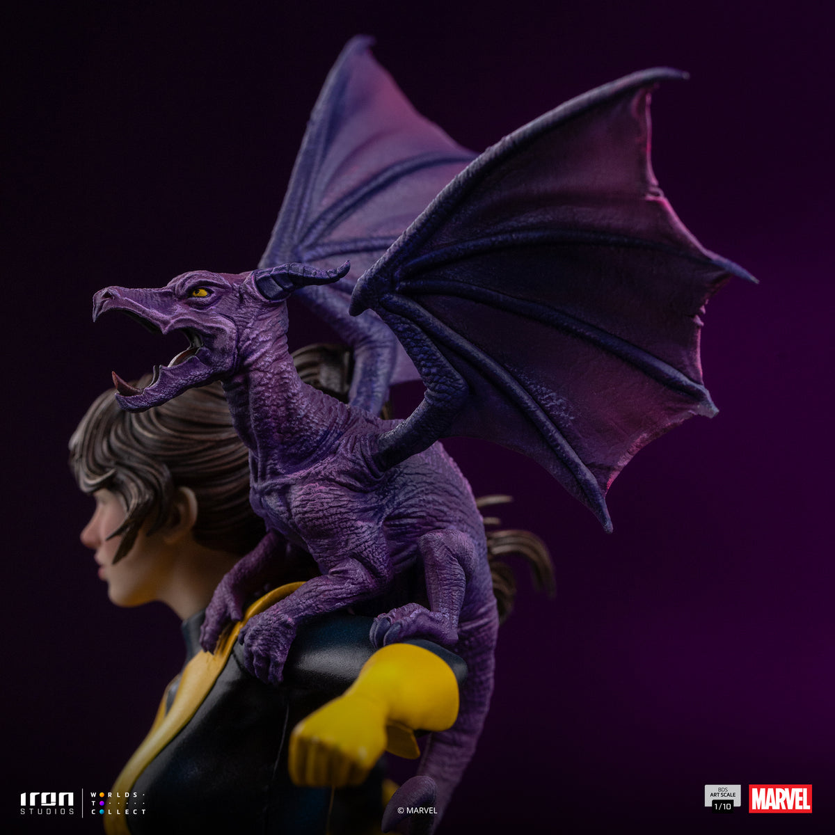 Kitty Pride & Lockheed - X-Men Comics BDS 1/10 Statue By Iron Studios