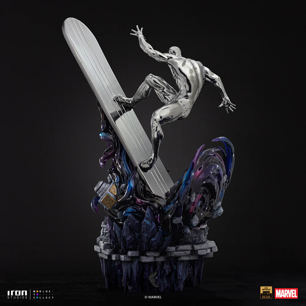 Statue Silver Surfer Deluxe Infinity Gauntlet Diorama BDS by Iron Studios