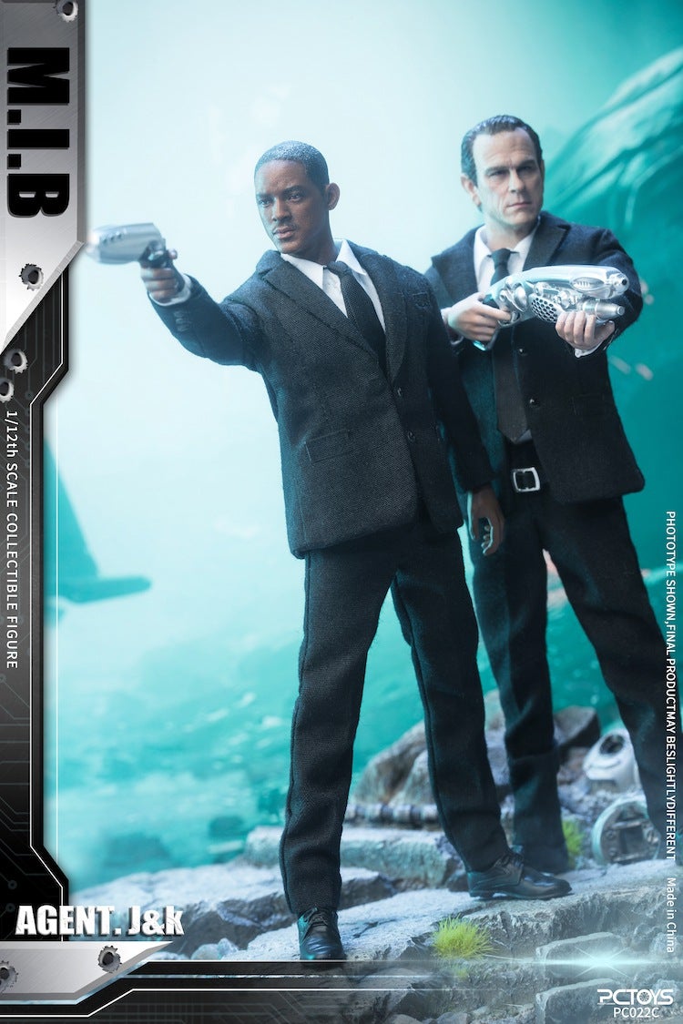1/12 Scale M.I.B - Agent J and K Figure Set by PC Toys
