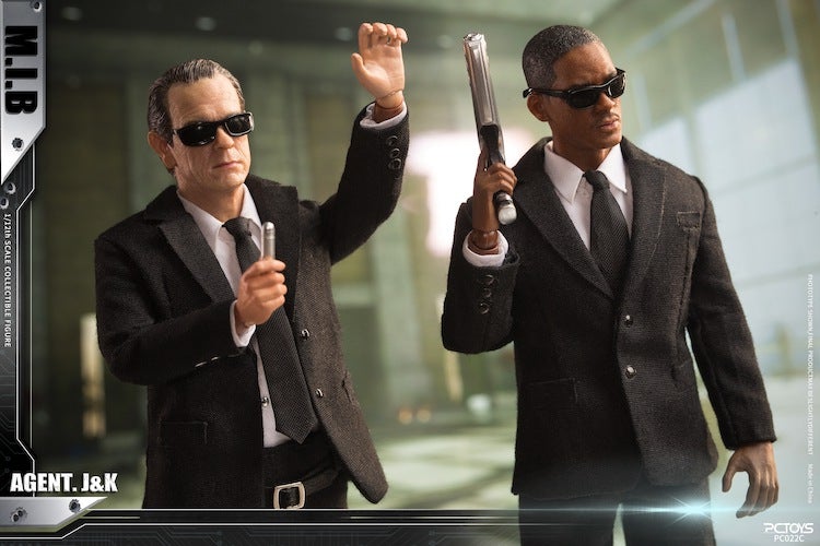 1/12 Scale M.I.B - Agent J and K Figure Set by PC Toys