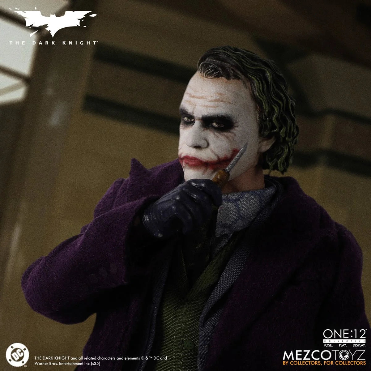 The Dark Knight Joker One:12 Collective Action Figure by Mezco