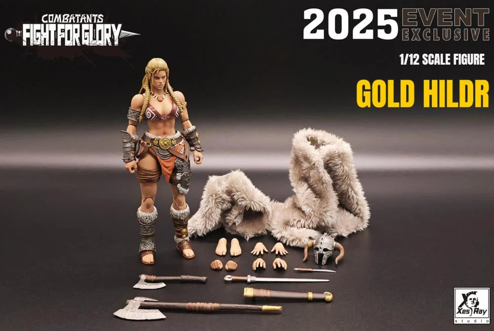 Combatants Fight For Glory Gold Hildr (2025 Event Exclusive) Action Figure
