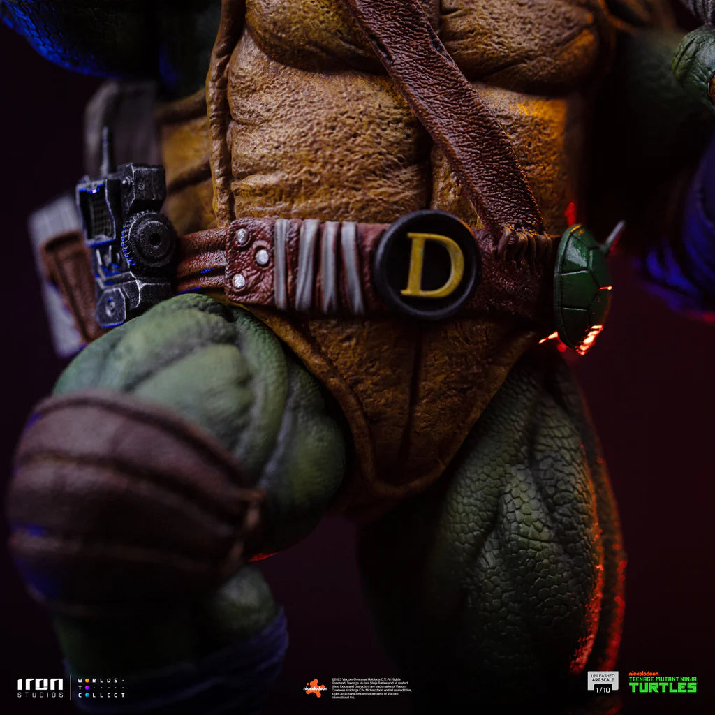 Teenage Mutant Ninja Turtles Donatello Unleashed Statue By Iron Studios