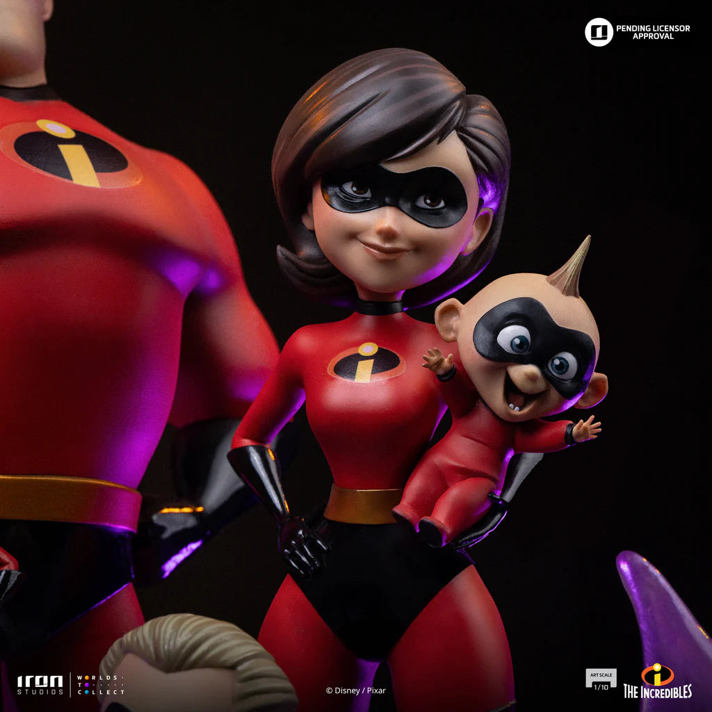The Incredibles Diorama Statue By Iron Studios