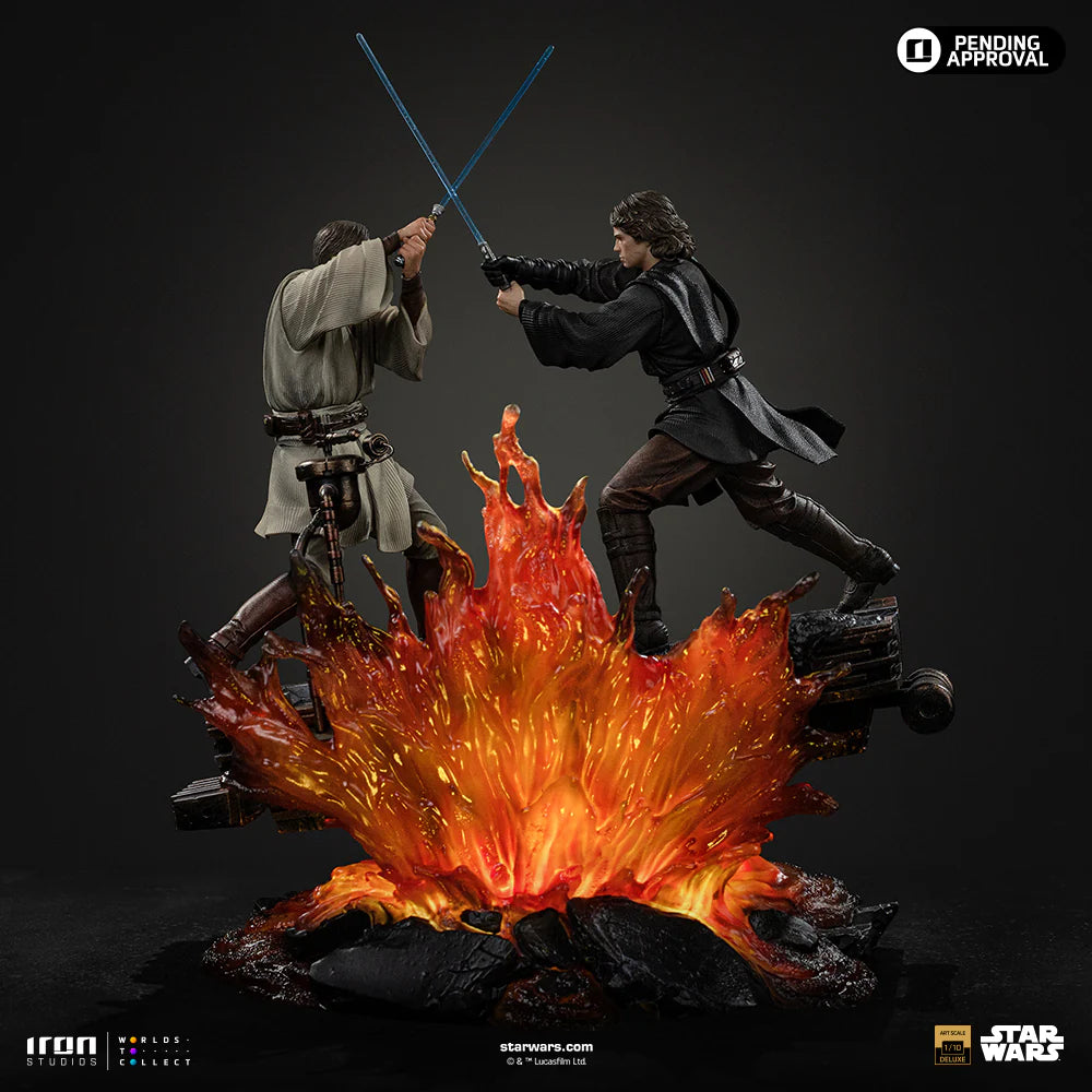 Anakin vs Obi-Wan (Revenge of the Sith 20th Years Anniversary) Statue by Iron Studios