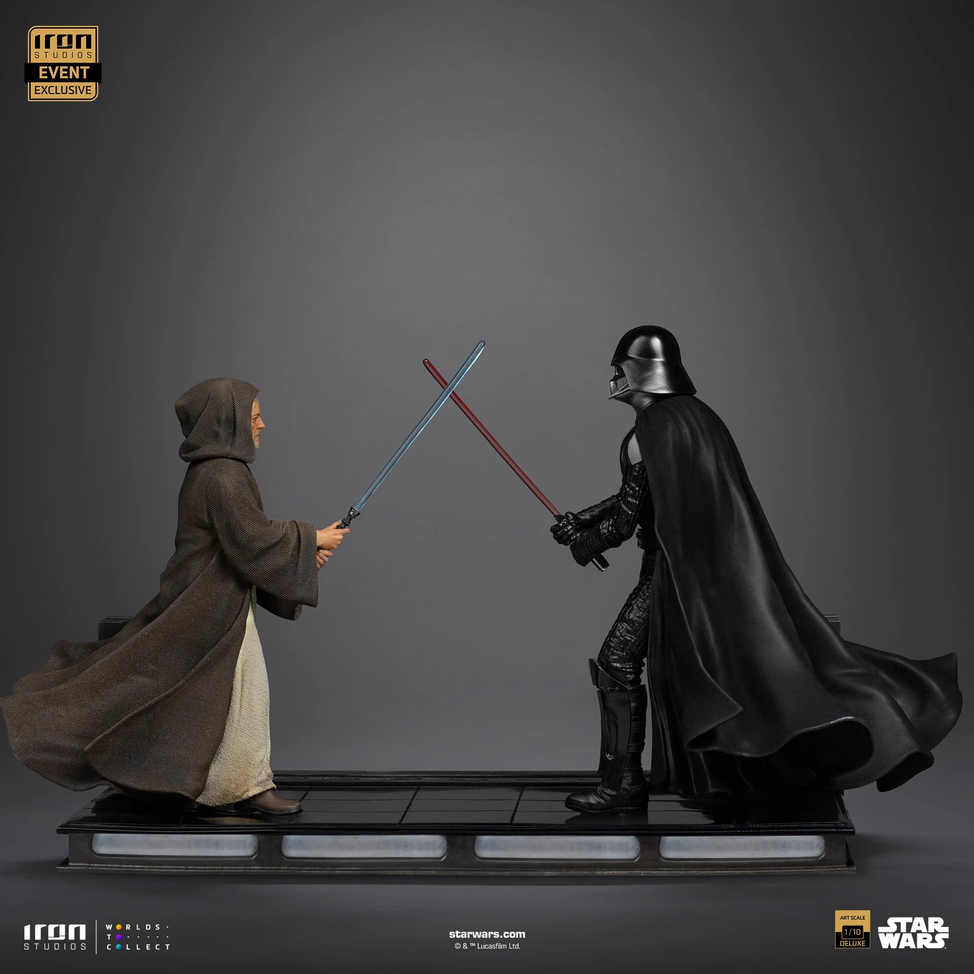 Darth Vader vs Obi-Wan Kenobi (CCXP Exclusive)Art Scale 1/10 By Iron Studios