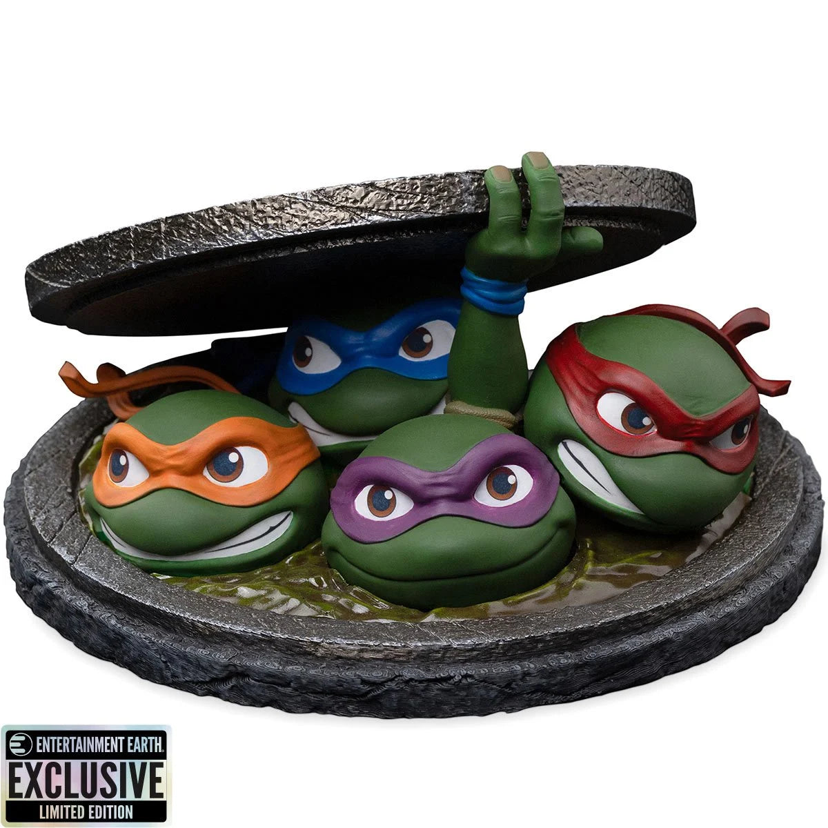Teenage Mutant Ninja Turtles (1990) Movie Poster Sewer MiniCo By Iron Studios