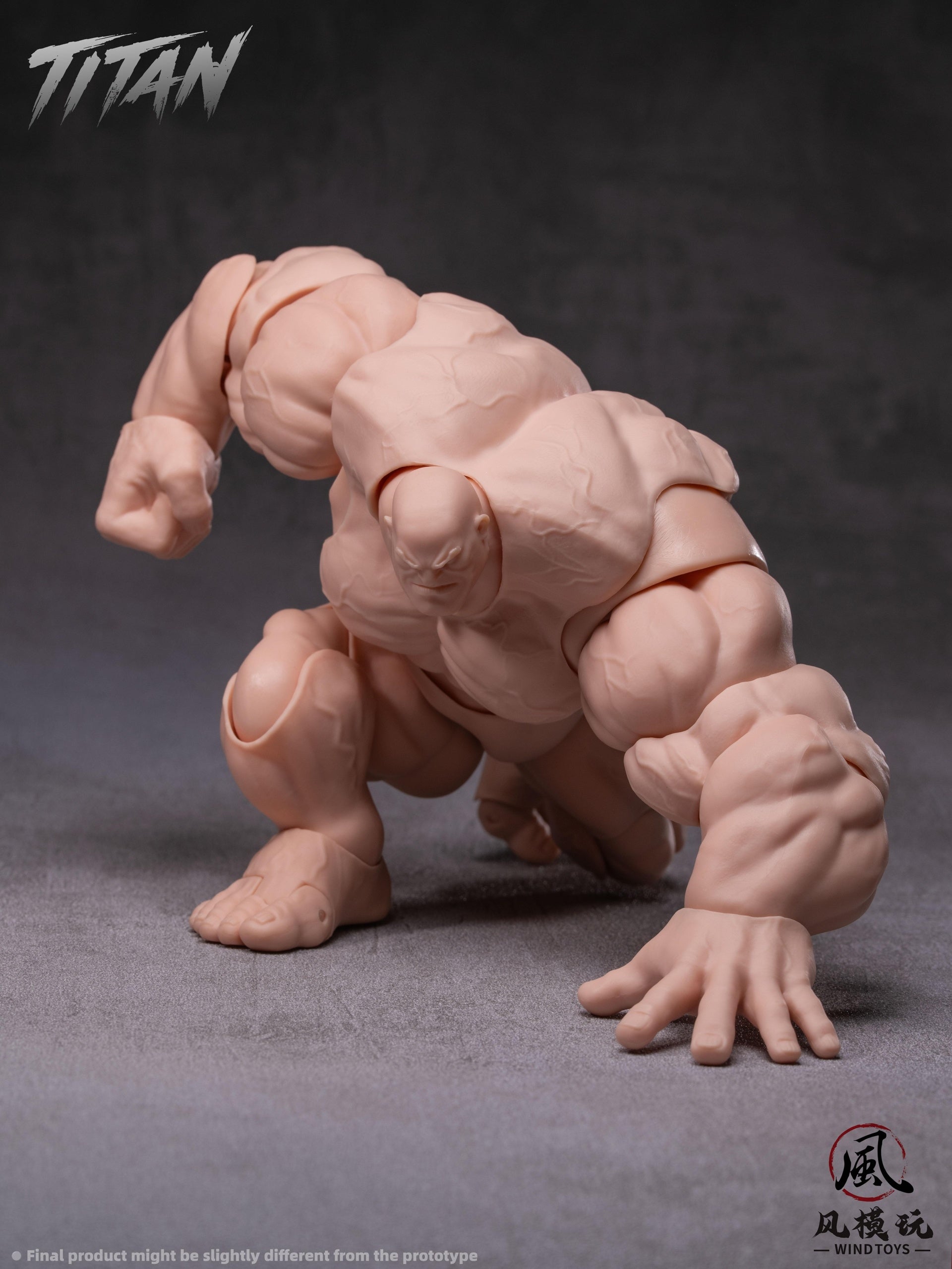 Titan 1/12 Super Action Muscle Body (Light Skin) by WIND TOYS