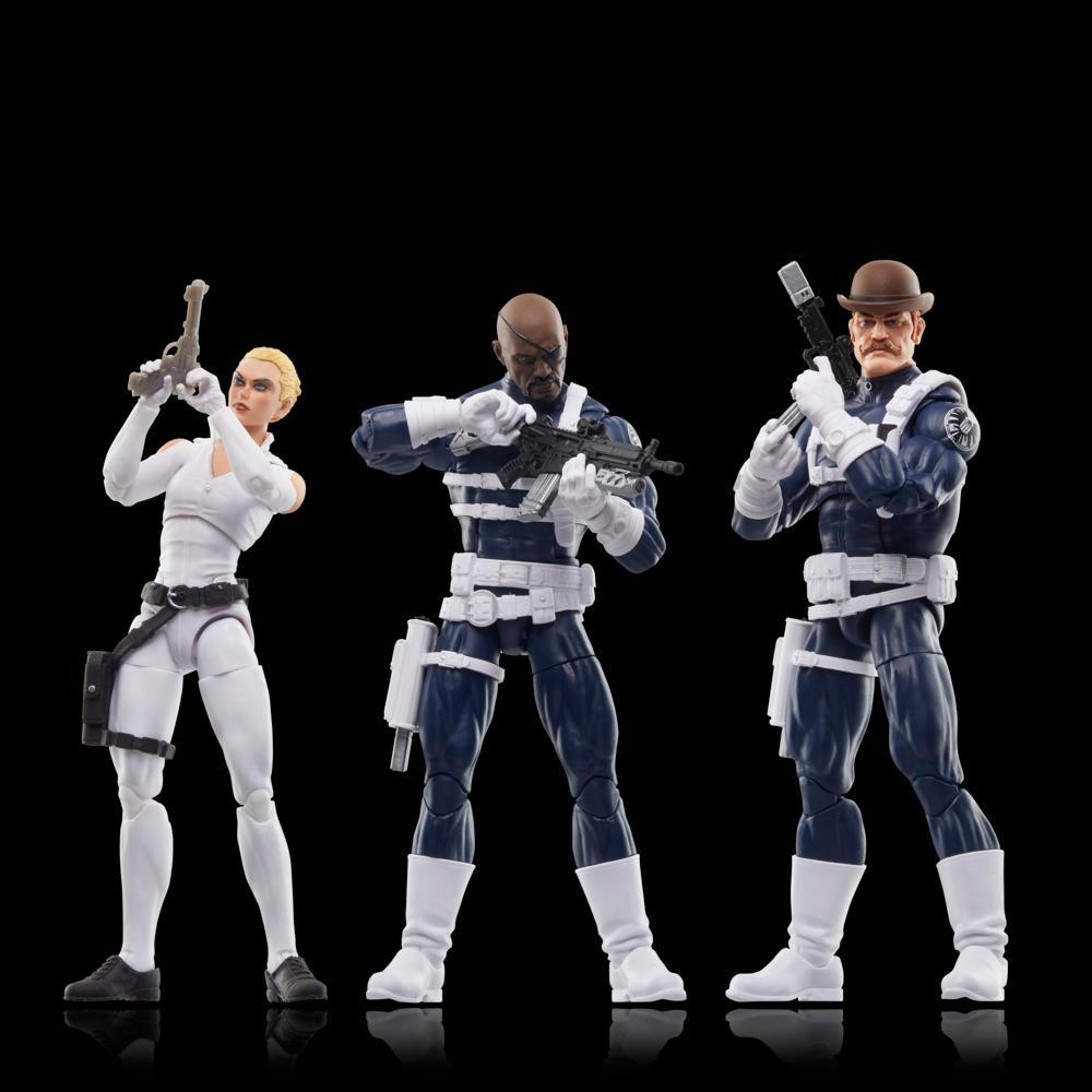 Marvel Legends Nick Fury Jr., Sharon Carter, Dum Dum Dugan Comics Action Figure