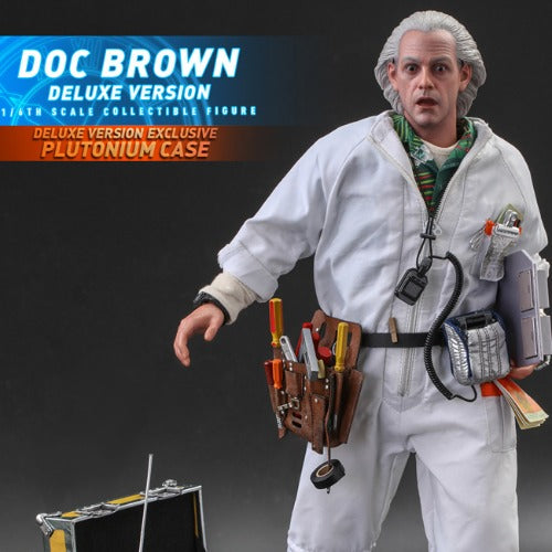 DOC BROWN (DELUXE VERSION) Sixth Scale Figure By Hot Toys