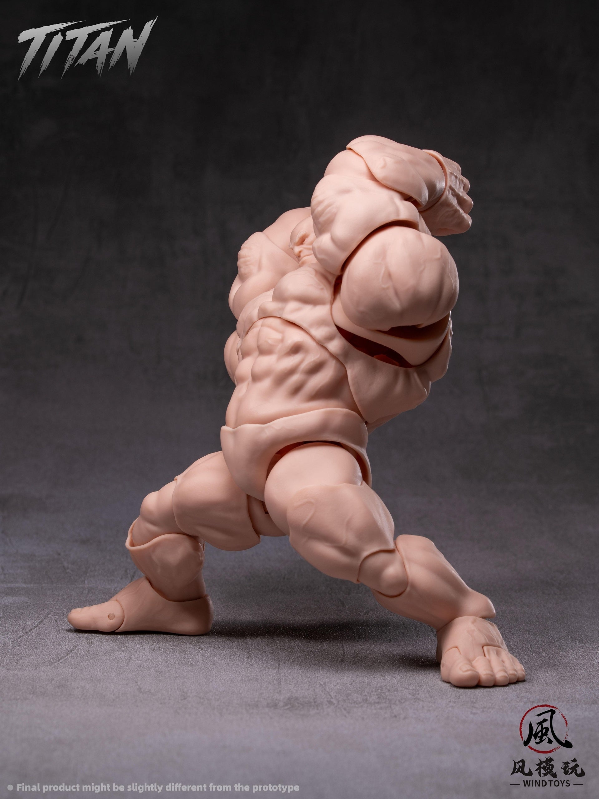 Titan 1/12 Super Action Muscle Body (Light Skin) by WIND TOYS