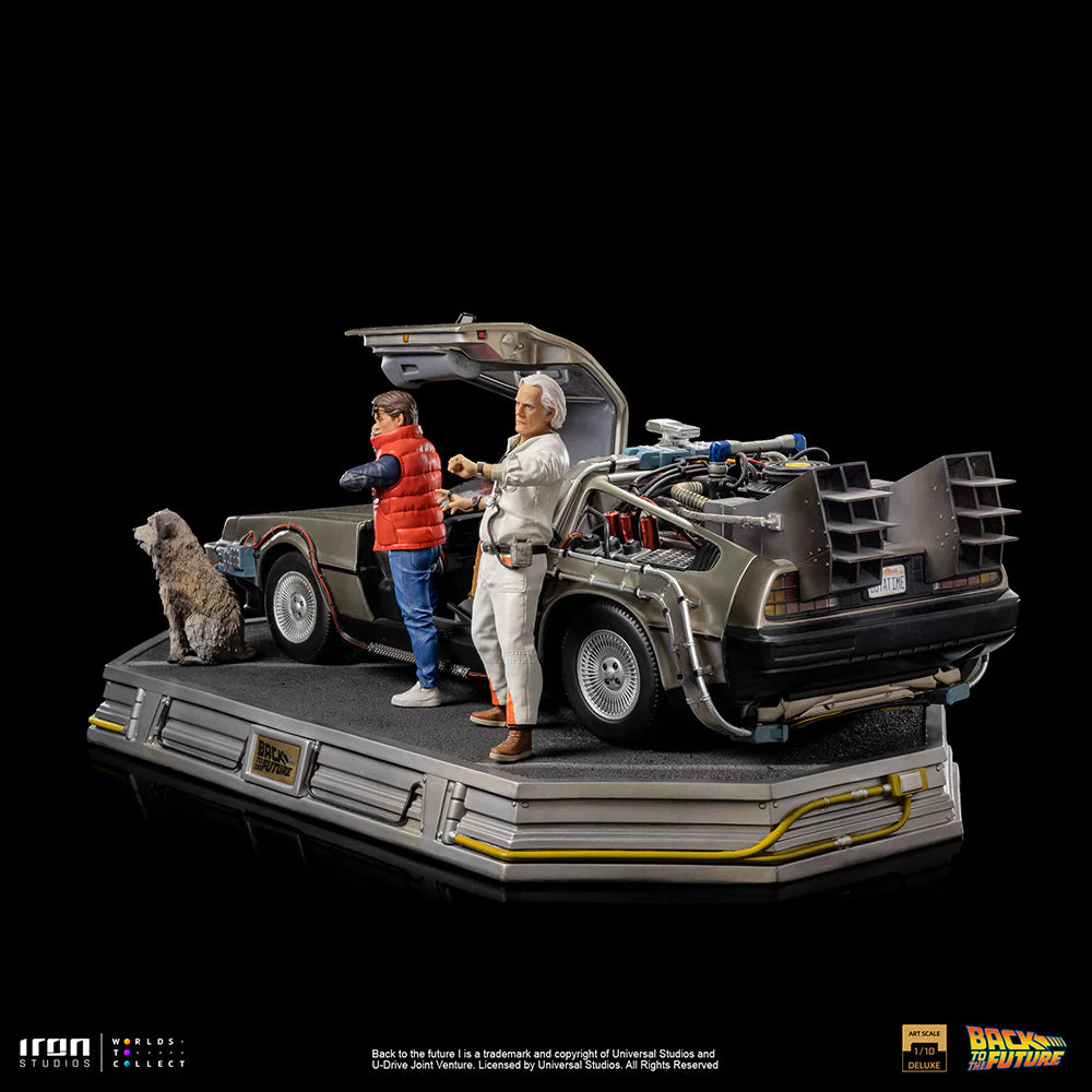 Back to the Future DeLorean Set Deluxe Version Art Scale 1/10