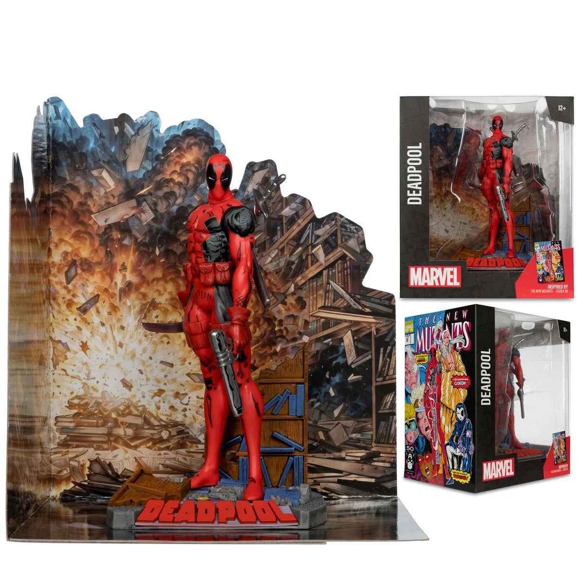 Deadpool The New Mutants #98 1:10 Scale Posed Figure with Scene