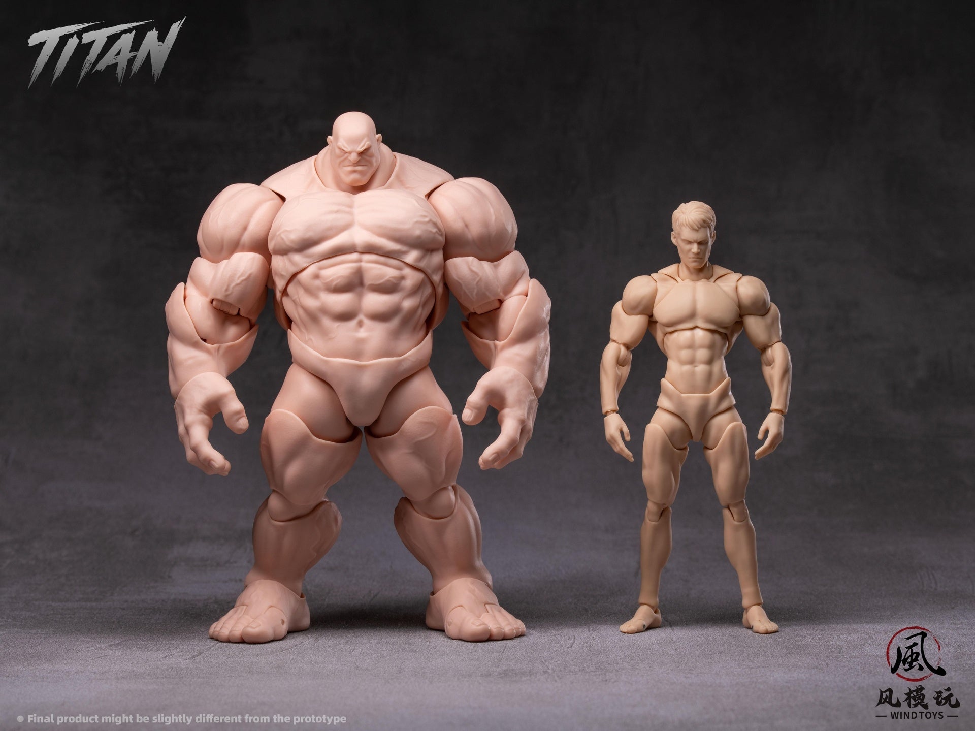 Titan 1/12 Super Action Muscle Body (Light Skin) by WIND TOYS