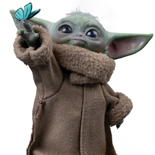 The Mandalorian and Grogu Movie Grogu Butterfly Wonder Limited Edition 1:4 Statue By Iron Studio