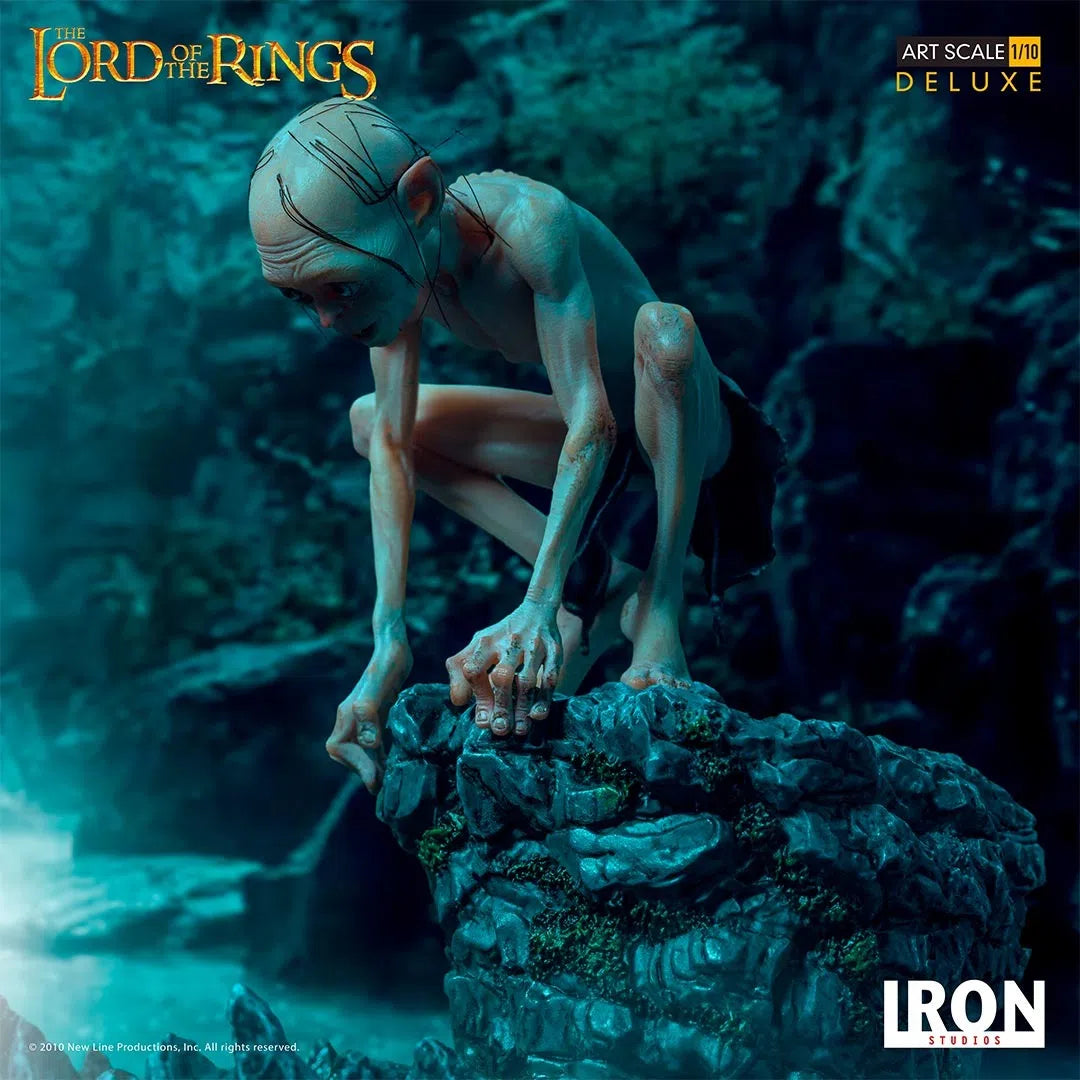 LOTR Gollum Deluxe 1/10 Art Scale Statue By Iron Studios