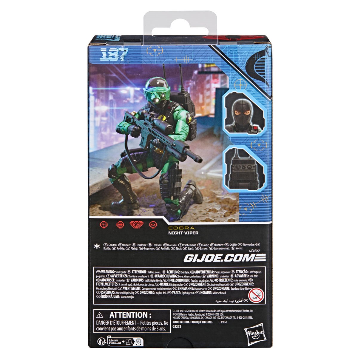 G.I. Joe Classified Series #187 Night-Viper Action Figure