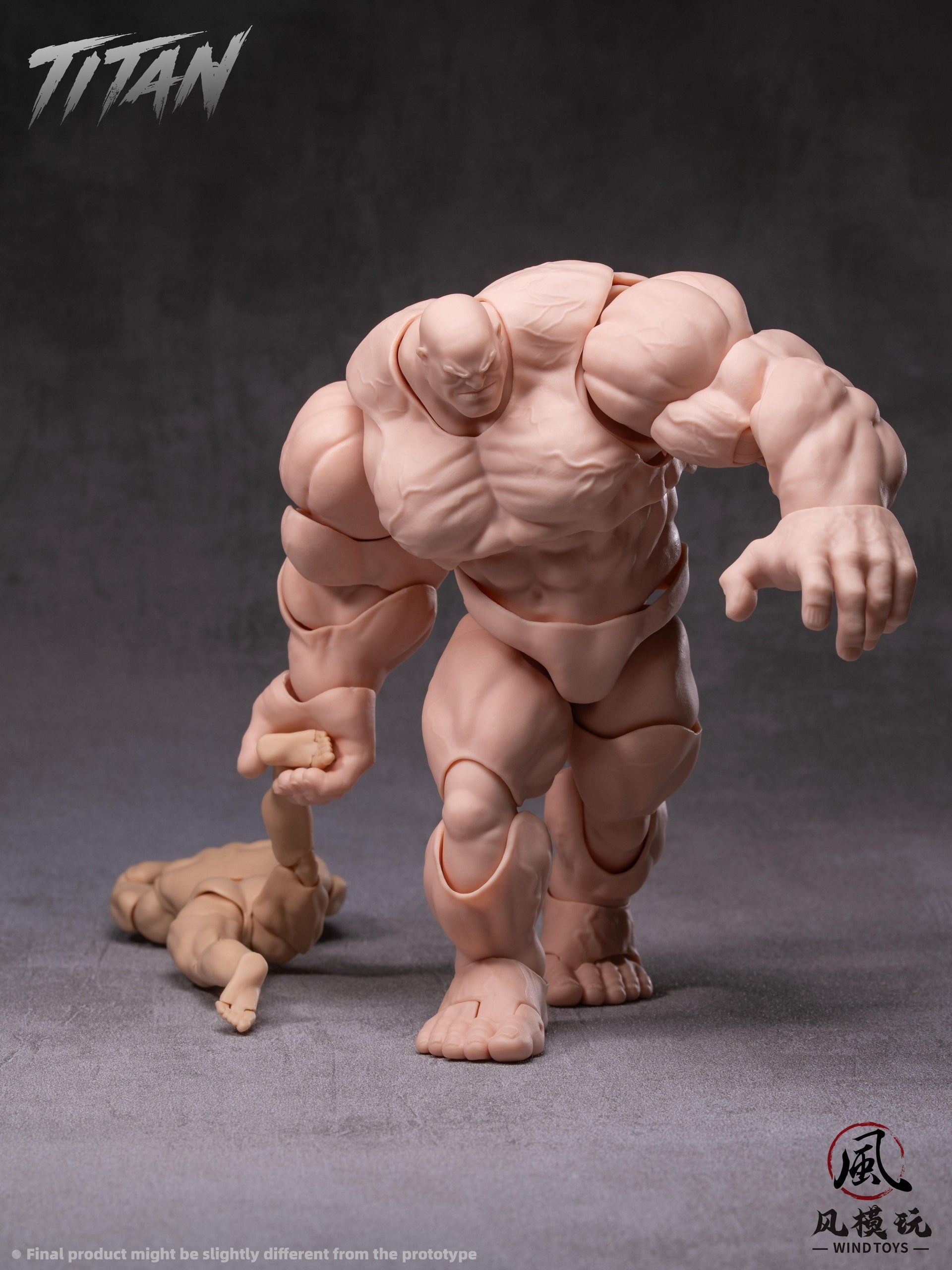 Titan 1/12 Super Action Muscle Body (Light Skin) by WIND TOYS