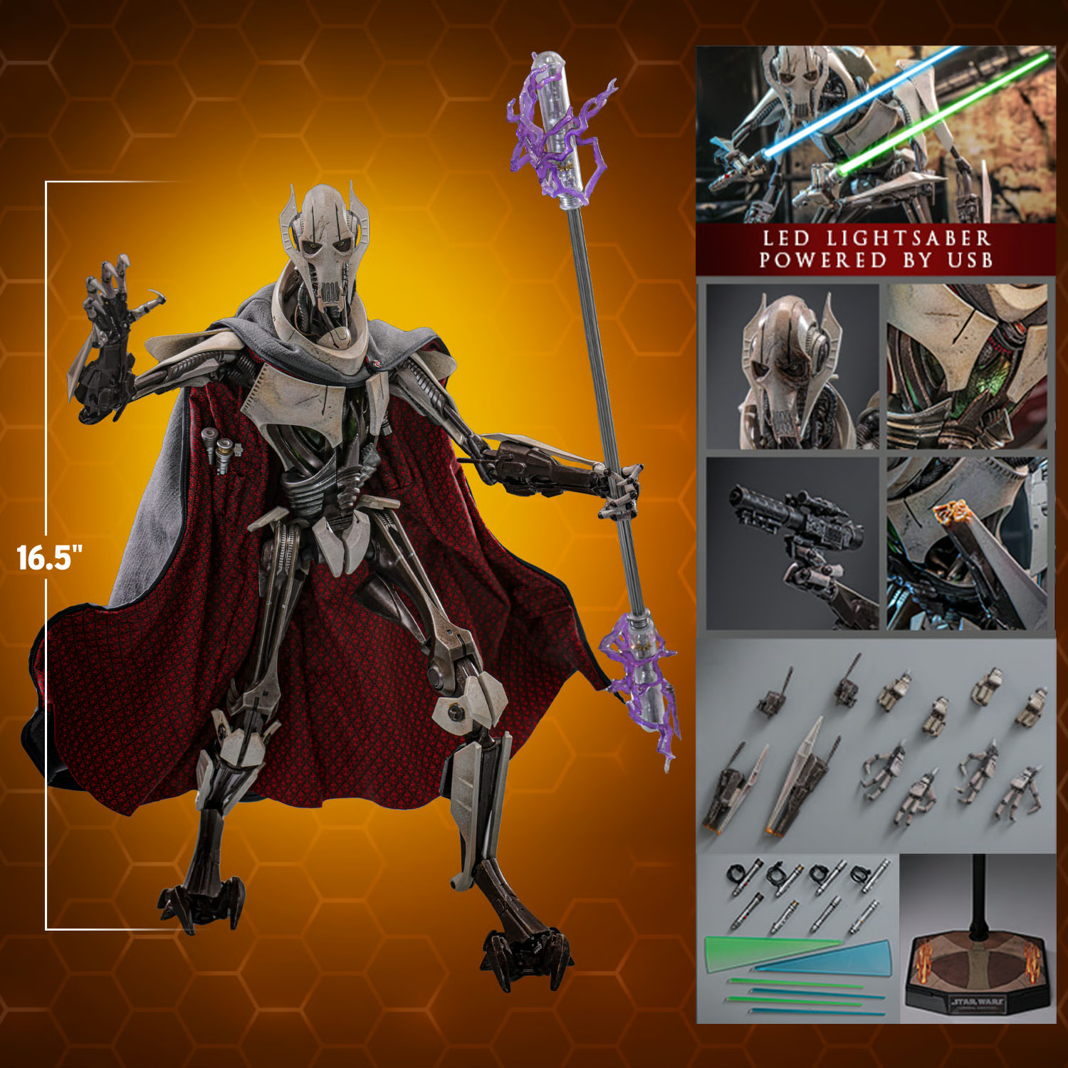 General Grievous Sixth Scale Figure by Hot Toys