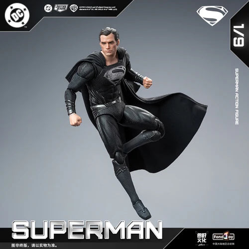FondJoy DC1026 1/9 DC Black Superman 2.0 Action Figure