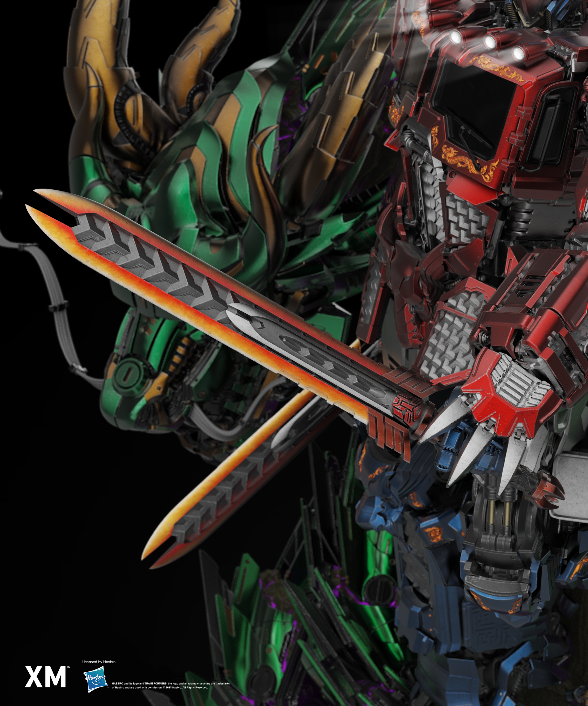 Optimus Prime - Azure Dragon (Mythical Beasts Series) By XM Studios