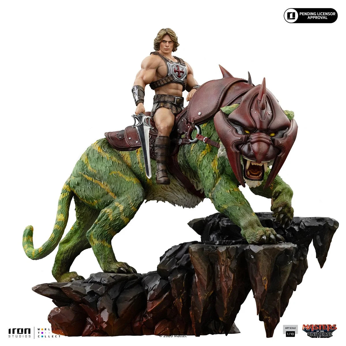 Masters of the Universe Movie He-Man and Battle Cat Deluxe 1:10 Art Scale Statue