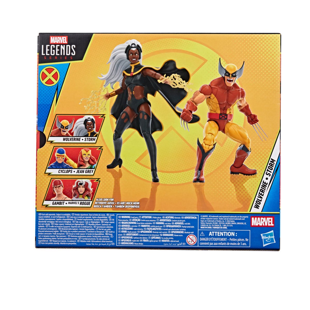X-Men 97 Marvel Legends Wolverine and Storm Action Figures