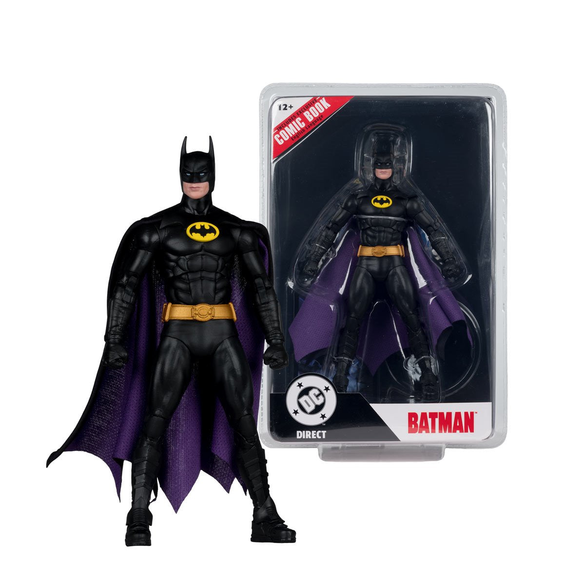 Batman 89 Comic Page Punchers Figure with Book By Mcfarlane