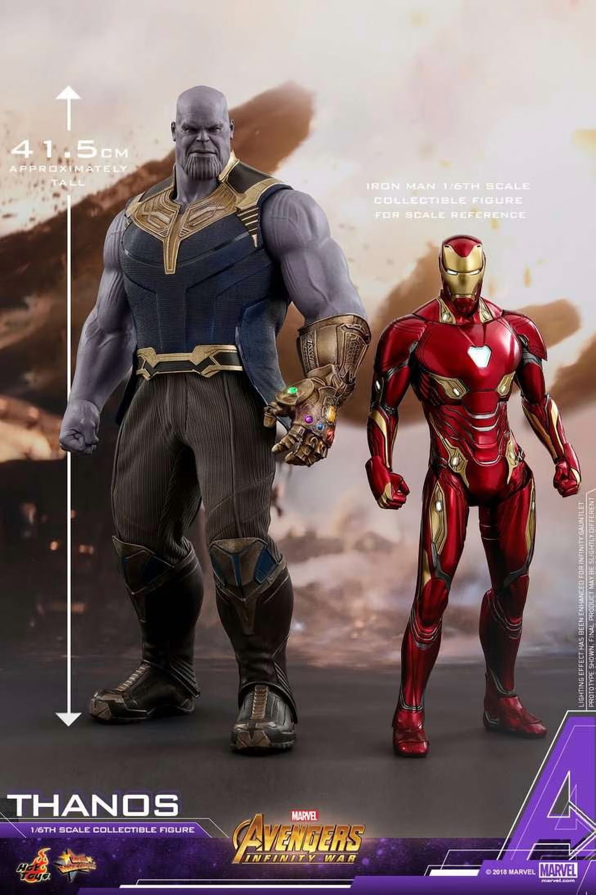 Avengers Infinity War Thanos Sixth Scale Figure By Hot Toys