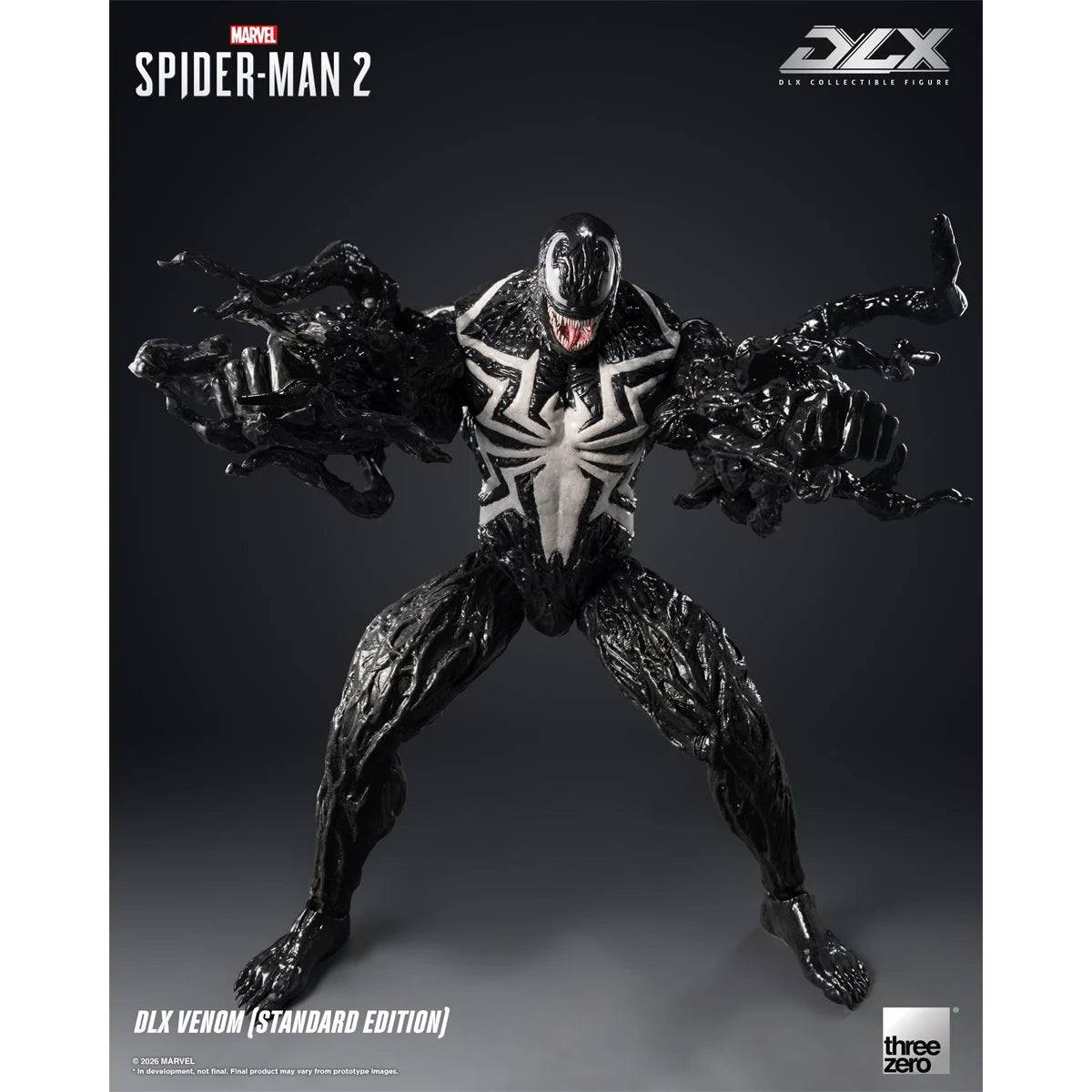 Marvel's Spider-Man 2 Venom Standard Edition DLX Figure By Threezero